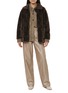 Figure View - Click To Enlarge - ARMA - Isabella Reversible Shearling Leather Jacket