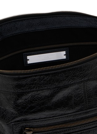 Detail View - Click To Enlarge - BALENCIAGA - Medium Le City Moto Leather Bag