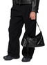 Front View - Click To Enlarge - BALENCIAGA - Medium Le City Moto Leather Bag