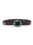 PUNTOVITA ARSENICE Studded Hand-Burnished Leather Belt