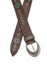 Detail View - Click To Enlarge - PUNTOVITA ARSENICE - Studded Concho Leather Belt