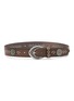 PUNTOVITA ARSENICE Studded Concho Leather Belt