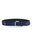 PUNTOVITA ARSENICE Floral-Appliqué Suede Belt