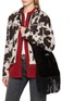 Figure View - Click To Enlarge - FORTELA - Kimi Fringed Suede Bag