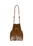 FORTELA Kimi Fringed Suede Bag