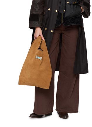 Figure View - Click To Enlarge - FORTELA - Mini Karola Suede Bag