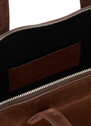 Detail View - Click To Enlarge - AESTHER EKME BAGS - Cosmo Soft Suede Bowling Bag