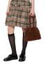 Figure View - Click To Enlarge - AESTHER EKME - Cosmo Soft Suede Bowling Bag