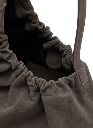 Detail View - Click To Enlarge - AESTHER EKME - Demi Lune Cloud Suede Leather Shoulder Bag