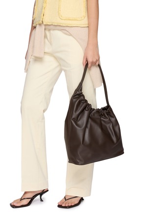 Figure View - Click To Enlarge - AESTHER EKME - Demi Lune Cloud Leather Shoulder Bag