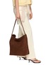 Figure View - Click To Enlarge - AESTHER EKME - Sac Supple Suede Leather Shoulder Bag