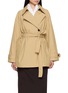 THEORY Double Breasted Relaxed Fit Belted Trench Coat