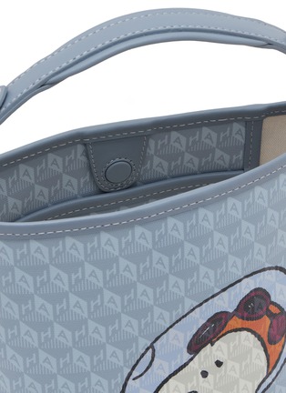 Detail View - Click To Enlarge - ANYA HINDMARCH - X Peanuts Space Snoopy I Am A Plastic Bag Mini Bucket