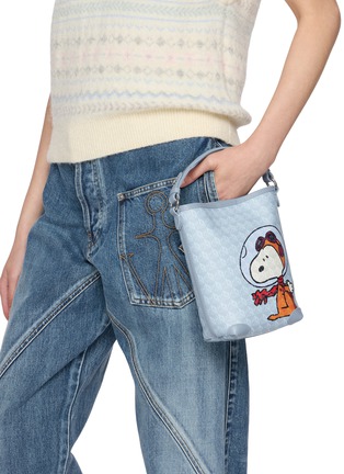 Front View - Click To Enlarge - ANYA HINDMARCH - X Peanuts Space Snoopy I Am A Plastic Bag Mini Bucket
