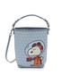 ANYA HINDMARCH X Peanuts Space Snoopy I Am A Plastic Bag Mini Bucket