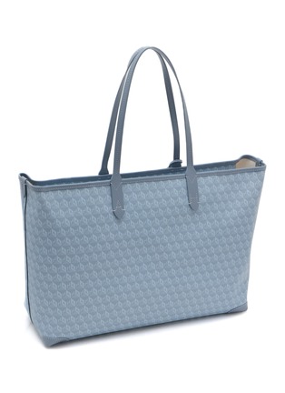 Detail View - Click To Enlarge - ANYA HINDMARCH - X Peanuts Space Snoopy I Am A Plastic Bag Zipped Tote Bag