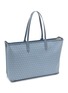 Detail View - Click To Enlarge - ANYA HINDMARCH - X Peanuts Space Snoopy I Am A Plastic Bag Zipped Tote Bag