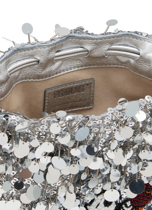 Detail View - Click To Enlarge - ANYA HINDMARCH - X Peanuts Space Snoopy Drawstring Pouch