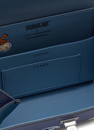 Detail View - Click To Enlarge - ANYA HINDMARCH - X Peanuts Moonwalk Snoopy Mini Mortimer Crossbody Bag