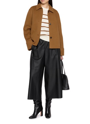 Figure View - Click To Enlarge - THEORY - Boxy Cuff Double Face Wool Jacket