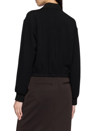 Back View - Click To Enlarge - THEORY - Knit Blouson Jacket