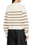Back View - Click To Enlarge - THEORY - Crew Neck Stripe Sweater