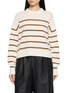 THEORY Crew Neck Stripe Sweater