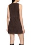 Back View - Click To Enlarge - THEORY - Suede Mini Shift Dress