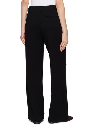 Back View - Click To Enlarge - THEORY - Straight Leg Stretch Knit Pants
