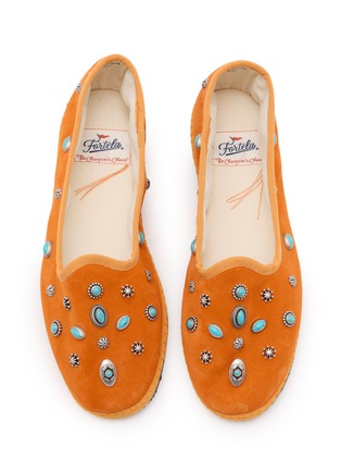 Detail View - Click To Enlarge - FORTELA - Friulan Suede Slippers