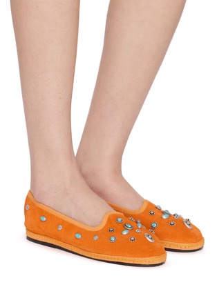 Figure View - Click To Enlarge - FORTELA - Friulan Suede Slippers