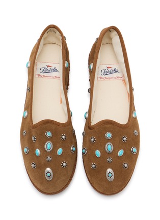 Detail View - Click To Enlarge - FORTELA - Friulan Suede Slippers