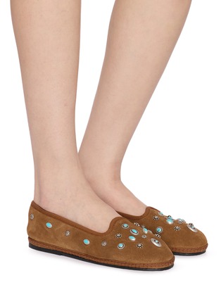 Figure View - Click To Enlarge - FORTELA - Friulan Suede Slippers