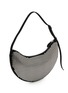 Detail View - Click To Enlarge - ALAÏA - Demi Lune Stud Suede Bag