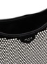Detail View - Click To Enlarge - ALAÏA - Demi Lune Stud Suede Bag