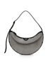 ALAÏA Demi Lune Stud Suede Bag
