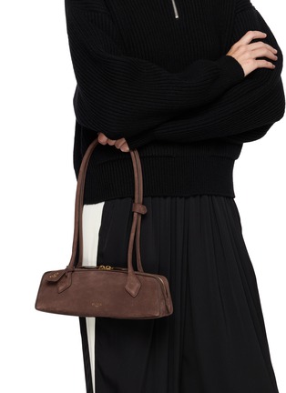 Figure View - Click To Enlarge - ALAÏA - Small Le Teckel Grained Leather Bag