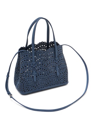 Detail View - Click To Enlarge - ALAÏA - Mina 25 Grained Leather Tote Bag