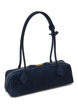 Detail View - Click To Enlarge - ALAÏA - Medium Le Teckel Grained Leather Bag