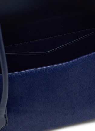 Detail View - Click To Enlarge - ALAÏA - Medium Teckel Pony Hair Flap Bag