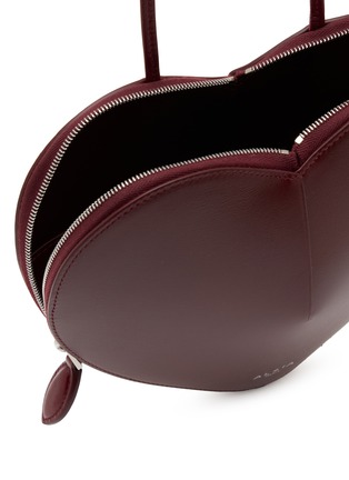 Detail View - Click To Enlarge - ALAÏA - Le Coeur Leather Crossbody Bag