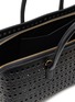 Detail View - Click To Enlarge - ALAÏA - Small Delta Box Glossy Leather Bag