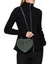 Figure View - Click To Enlarge - ALAÏA - Le Coeur Leather Crossbody Bag