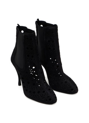 Detail View - Click To Enlarge - ALAÏA - Vienne 100 Suede Chelsea Boots