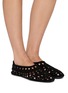 Figure View - Click To Enlarge - ALAÏA - Vienne Velvet Slippers
