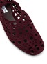 Detail View - Click To Enlarge - ALAÏA - Vienne Velvet Slippers