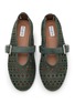 Detail View - Click To Enlarge - ALAÏA - Vienne Suede Ballet Flats