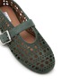 Detail View - Click To Enlarge - ALAÏA - Vienne Suede Ballet Flats