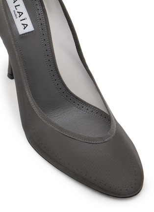 Detail View - Click To Enlarge - ALAÏA - 100 Mesh Heel Pumps