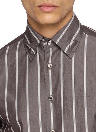 Detail View - Click To Enlarge - BEAUTIFUL PEOPLE - Scarf Neck Striped Shirt